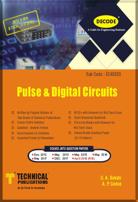 DECODE-Pulse & Digital Circuit for JNTU-H (B.TECH. II-II ECE) R-16(English, Paperback, U. A. Bakshi, A. P. Godse)