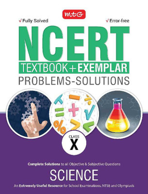 Ncert Textbook and Exemplar Problem-Solutions Science Class-10(English, Paperback, unknown)