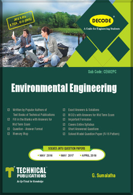 DECODE-Environmental Engineering for JNTU-H (B.TECH. III-II Civil) R-16(English, Paperback, G. Sumalatha)
