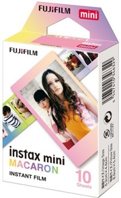 

Fujifilm Instax Mini Macaron (10X1) 10 Shots Instant Film Roll(Yes 800 ISO Pack of 1)