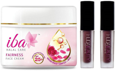 

iba halal care Iba halal care Fairness cream with two pink shade liquid Lipgloss(Set of 3)