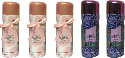

Armaf 3 ENCHANTED Body Spray - For Women(200 ml, Pack of 5)