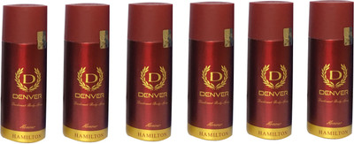 

Denver HONOUR (PACK OF 6) Body Spray - For Men & Women(165 ml, Pack of 6)