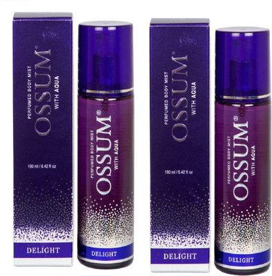 

ossum Body Mist Delight Deodorant Spray 115ml pack of 2 Deodorant Spray - For Men & Women(230 ml, Pack of 2)