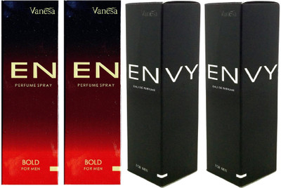 

Envy Bold 60ml 2 pcs. & Men 60ml 2 pcs. Pack of 4 Perfume Body Spray - For Men(240 ml, Pack of 4)