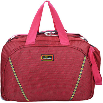 

Inte Enterprises (Expandable) (Expandable) Waterproof Polyester Lightweight Luggage Travel 40 L Duffel Bag with 2 Wheels Travel Duffel Bag(Red)
