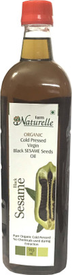 

Farm Naturelle Farm Naturelle-Organic Virgin Cold Pressed Black Sesame Seed/Til/Gingelly Cooking Oil (915 ML) Sesame Oil Plastic Bottle(915 ml)