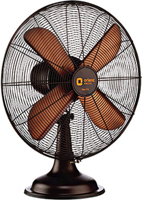 

Orient Retro-T16 400mm 3 Blade Table Fan(Red, Pack of 1), Multicolor