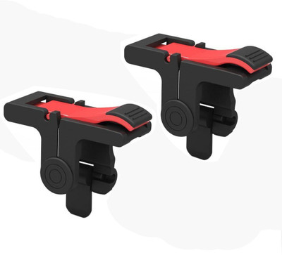 

LIFEMUSIC New Update PUBG Mobile Gaming Controller Joystick Gaming Sensitive Shoot and Aim Triggers for ios and Android 1 pairs Game Trigger for Knives Out, Rules of Survival, Survivor Royol, Critical Ops Gaming Accessory Kit(Red, Black, For Android, iOS)