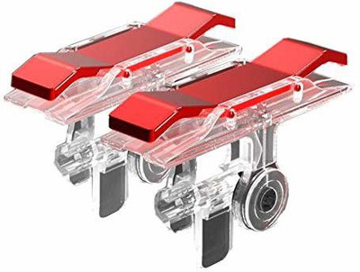 

onlinecart PUBG Gaming Joystick for Mobile  Trigger for Mobile Controller  Fire Button Assist Tool (Red) Gaming Accessory Kit(Red, For Android, iOS)