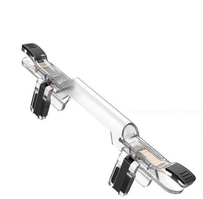 

TechGear Fully Transparent PUBG Trigger Sensitive Shoot/Aim Buttons L1 R1 Trigger Mobile Game Controller for Andriod & IOS Metal Gaming Accessory Kit(Transparent, For Android, iOS)