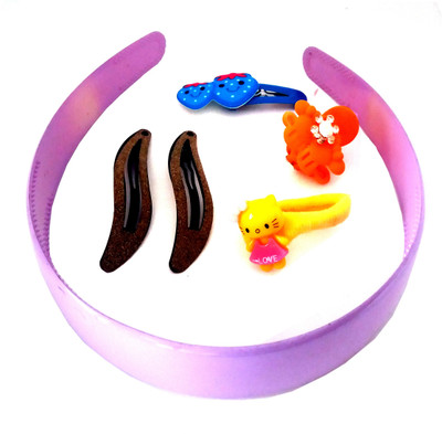 

POCKETFRIENDIES COMBO OF HAIR BAND,TIC TAC CLIP,CLUTCHER AND RUBBER BAND Hair Accessory Set(Multicolor)