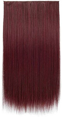 

KashQueen 26Inches Red Casual Extension / Wig for Womens/Girls Hair Extension