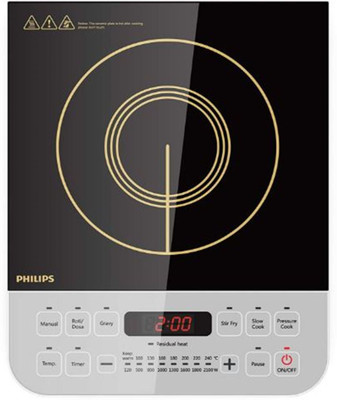 

Philips HD4928/01 Induction Cooktop(Black, Touch Panel)