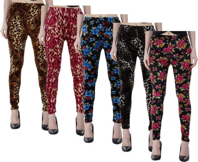 Indistar Ankle Length  Western Wear Legging(Multicolor, Printed)