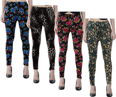 Indistar Ankle Length  Western Wear Legging(Multicolor, Printed)