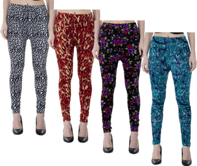 Indistar Ankle Length  Western Wear Legging(Multicolor, Printed)