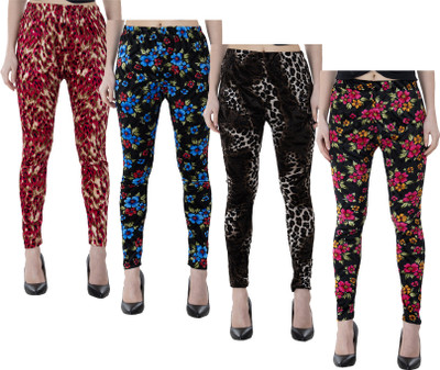 Indistar Ankle Length  Western Wear Legging(Multicolor, Printed)
