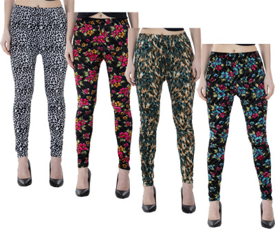 Indistar Ankle Length  Western Wear Legging(Multicolor, Printed)