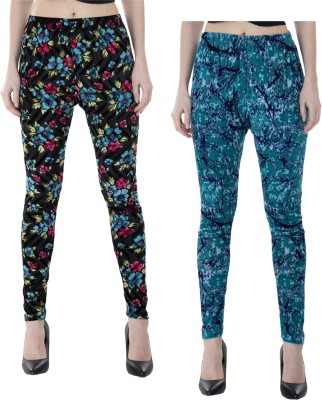 Indistar Ankle Length  Western Wear Legging(Multicolor, Printed)