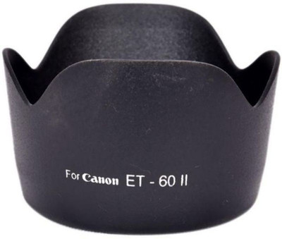

SHOPEE Camera Flower Lens Hood for Canon Eos Camera Lens Et 60 Replacment 18-55Mm 55-250Mm (NOT SUITABLE FOR STM LENS) Lens Hood(58 mm, Black)