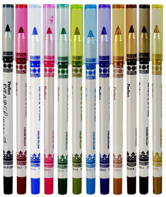 

Miss Boss mn Now- Perfect Eye/Lip Liner Pencil Pack of 12(multicolor)