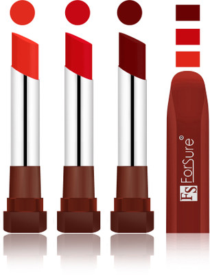

Forsure Beach Nude, Sweet Red, Dark Maroon Velvet Matte Lipsticks(Beach Nude, Sweet Red, Dark Maroon)