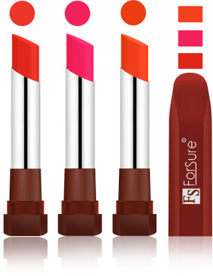 

Forsure Beach Nude, Ruby Red, Nude Velvet Matte Lipsticks(Beach Nude, Ruby Red, Nude)