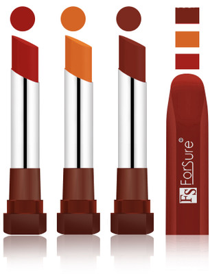 

Forsure Brown, Brick Nude, Maroon Velvet Matte Lipsticks(Brown, Brick Nude, Maroon)
