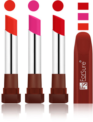 

Forsure Beach Nude, Rose Pink, Sweet Red Velvet Matte Lipsticks(Beach Nude, Rose Pink, Sweet Red)