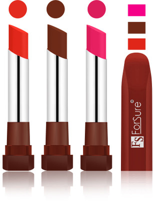 

Forsure Beach Nude, Wine, Rose Pink Velvet Matte Lipsticks(Beach Nude, Wine, Rose Pink)