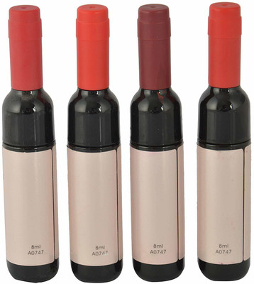 

Blushia Multi-Color Set Of 4 Wine Lip Tint Lipstick(Multicolor)