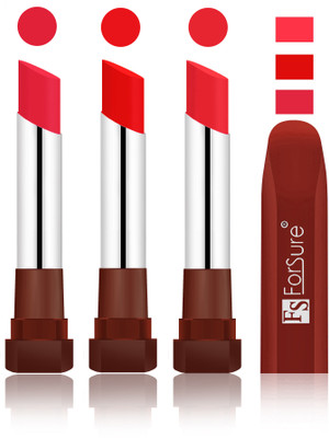 

Forsure Baby Pink, Romantic Red, Peach Velvet Matte Lipsticks(Baby Pink, Romantic Red, Peach)