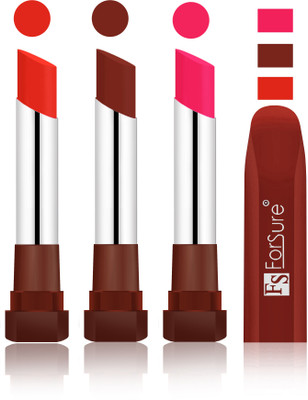 

Forsure Beach Nude, Maroon, Ruby Red Velvet Matte Lipsticks(Beach Nude, Maroon, Ruby Red)