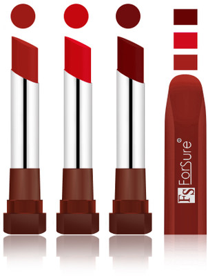 

Forsure Brown, Sweet Red,Dark Maroon Velvet Matte Lipsticks(Brown, Sweet Red,Dark Maroon)