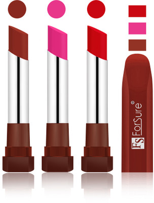 

Forsure Chocolate, Rose Pink, Sweet Red Velvet Matte Lipsticks(Chocolate, Rose Pink, Sweet Red)