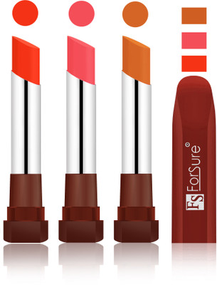 

Forsure Nude, Peach, Brick Nude Velvet Matte Lipsticks(Nude, Peach, Brick Nude)