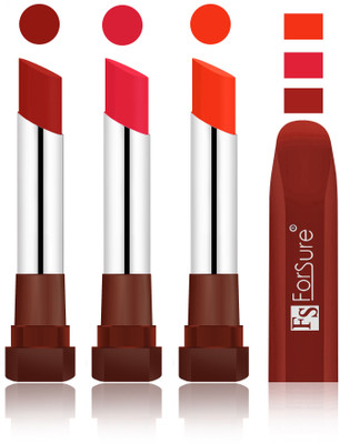 

Forsure Brown, Baby Pink, Nude Velvet Matte Lipsticks(Brown, Baby Pink, Nude)