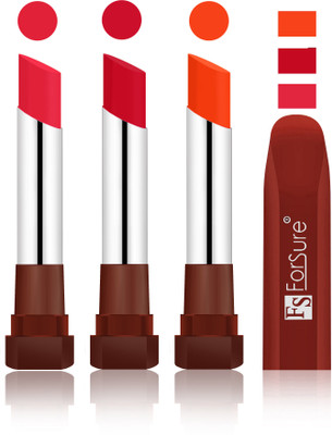 

Forsure Baby Pink, Red, Bright Red Velvet Matte Lipsticks(Baby Pink, Red, Bright Red)