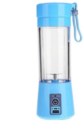 

Buffy Portable Juice Blender and Mixer,380ml (Pack of 1, Blue) Mixer Juicer Jar(380 ml)