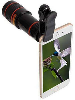 

Crystal Digital Light Weight Universal 8X Zoom Mobile Phone Telescope HD Lens with Adjustable Clip to Fit Mobile Phone Lens Lens(Black, NA)