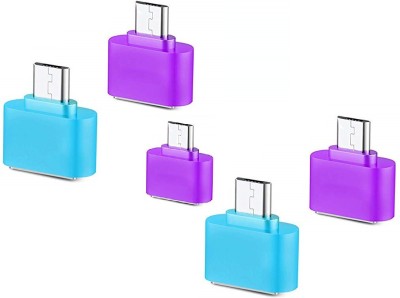 Fedus Micro USB OTG Adapter(Pack of 5)
