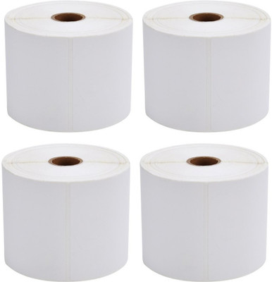 PagKis 2000 Direct Thermal Transfer Shipping Adhesive Labels 100 mm x 150 mm - 4 Packs - 500 labels in per pack - 4 x 6 Inches Permanent Paper Label(White)