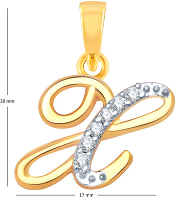 84% OFF on VK Jewels Initial Letter X Alphabet Collection Gold Plated for Women & Girls Cubic Zirconia Alloy Pendant 84% OFF on VK Jewels Initial Letter X Alphabet Collection Gold Plated for Women & Girls Cubic Zirconia Alloy Pendant