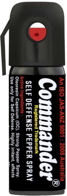 

Commander Self Defence Women Safety upto 10 feet Range Dispensable Pepper Stream Spray