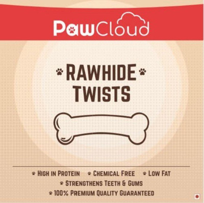 

PawCloud Rawhide Spiral Sticks Dog Treat - 1 KG Chicken Dog Chew(1 kg, Pack of 1)