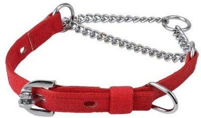 

keneel Dog Collar & Chain(, red