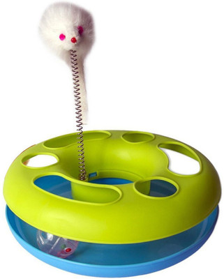 

DOUGE COUTURE Catch The Mouse Motion Cat Toy (9x9-inch) Plastic Chew Toy, Squeaky Toy, Training Aid For Cat