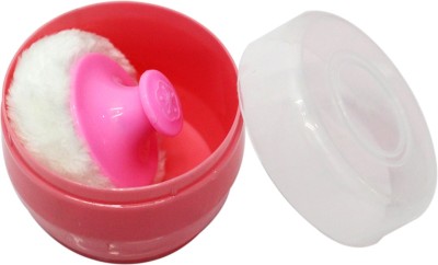 Born Babies Powder Puff with Container(Red)