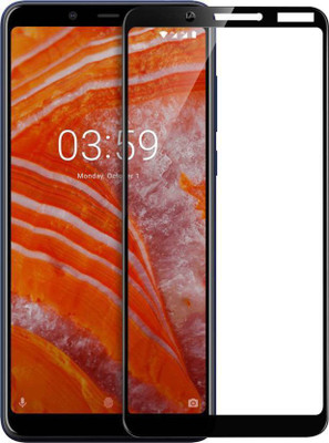 EASYBIZZ Edge To Edge Tempered Glass for Nokia 3.1 Plus(Pack of 1)